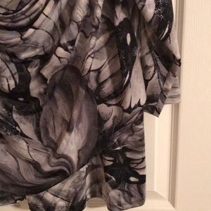 Dress Barn Tops - Dressbarn 3/4 Sleeve Blouse Black and Gray Dress Barn Tops - Dressbarn 3/4 Sleeve Blouse Black and Gray